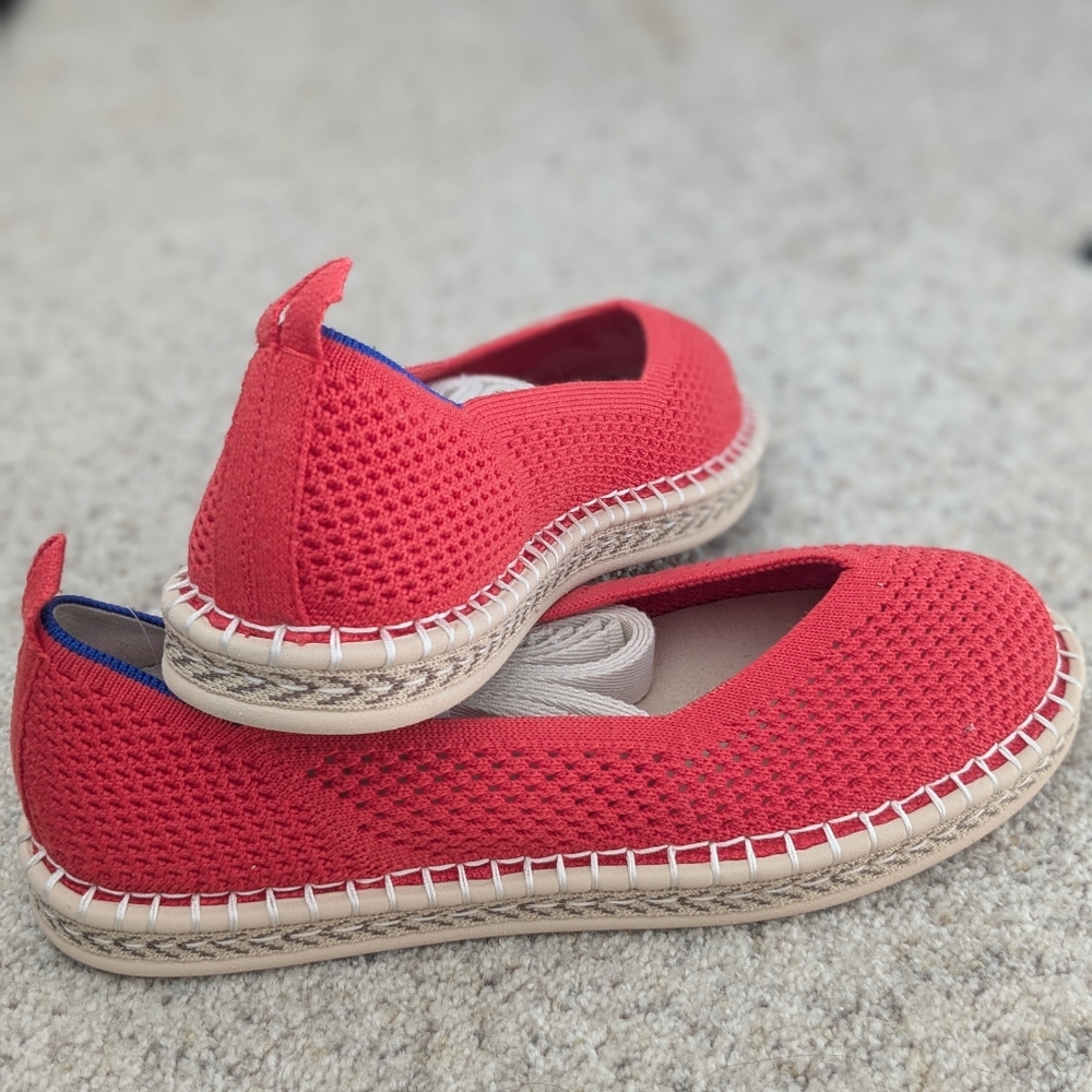 NWT Rothy's: The Espadrille Red Hot Size 8 - Picture 8 of 11